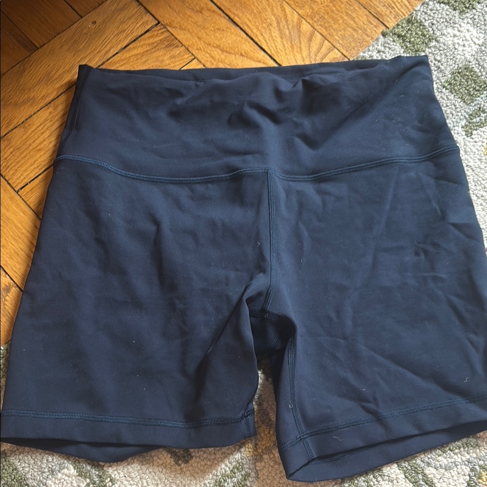 Lululemon Navy Bike Shorts